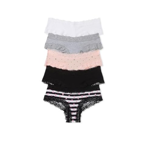 Victoria's Secret 女士蕾丝边内裤 5条装 L码