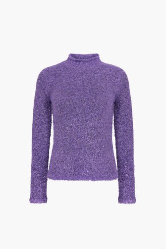 Curio Sweater Purple Tinsel New