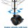 5-Tier Steel Wire Shelving Unit with Wheels, 23.2 x 13.8 x 72 Inch