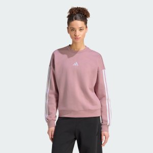 adidas Essentials 3-Stripes 抓绒卫衣