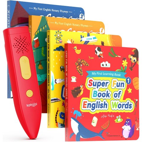 KOKODI 点读笔互动音效书 幼儿启蒙套装