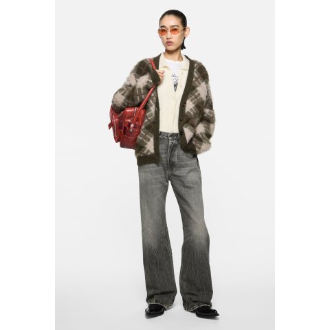 Acne Studios2021F Regular Fit Women s Jeans Low Waist Straight Leg