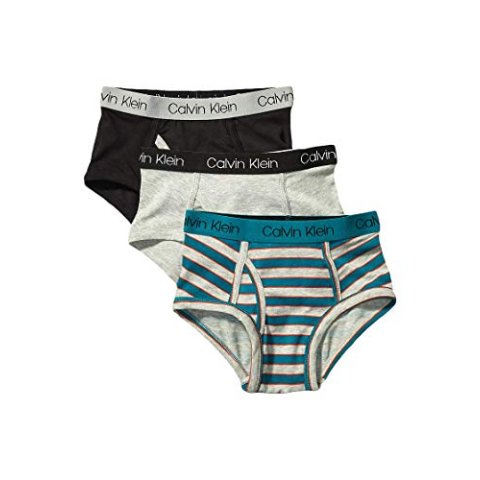 Calvin Klein 儿童男童棉质三角内裤 3件装 大码