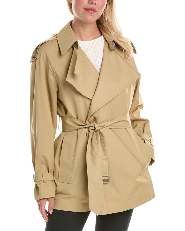 Gabardine Trench Jacket