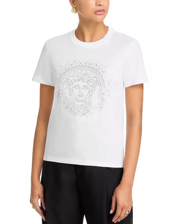 Versace Medusa Embellished Women's Top