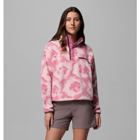 Women s Helvetia II Printed Cropped Fleece Pullover