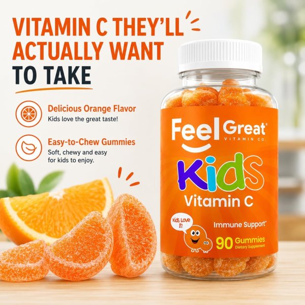 Feel Great 儿童维生素C软糖 250mg 90粒