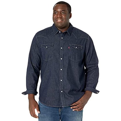 Levi's 经典西部牛仔衬衫 4XL