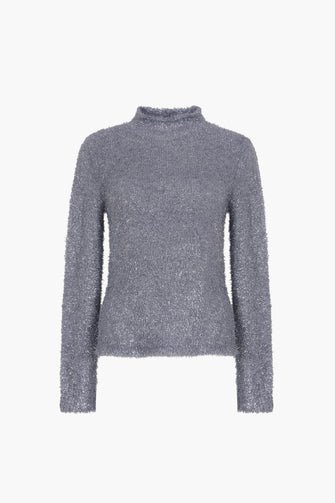 Curio Sweater Ice Blue Tinsel