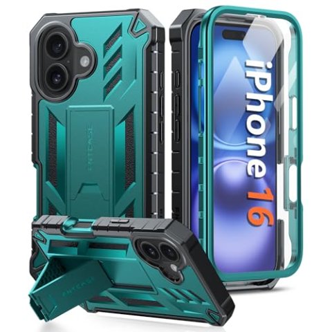 FNTCASE iPhone 16 手机壳 内置支架 贴膜