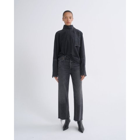 Ren High-Rise Wide-Leg Jeans Weightless Cotton