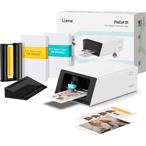 Liene PixCut S1 标签照片打印切割一体机 300DPI