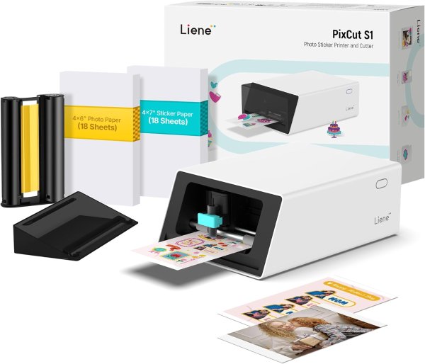 Liene PixCut S1 标签照片打印切割一体机 300DPI