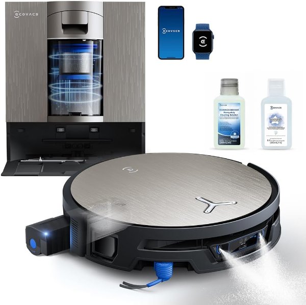  DEEBOT X12S OMNICYCLONE Robot Vacuum and Mop with OZMO Roller 3.0