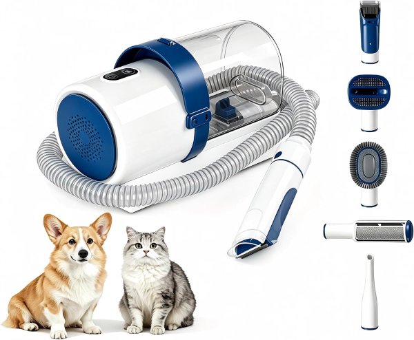 DUMOS DumosLifestyle Pet Grooming Vacuum Kit 2.5L for Dogs and Cats