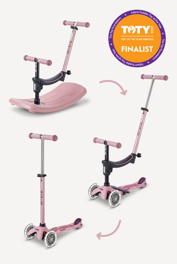 Mini Rock & Go LED 3-in-1 Scooter Light-Up Wheels