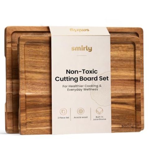 SMIRLY 厨房用砧板套装 酸枝木 2件
