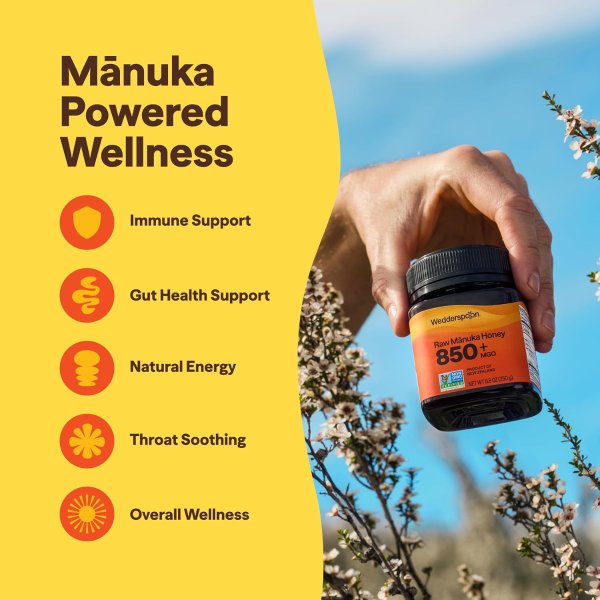 Raw Manuka Honey 850+ MGO 8.8oz