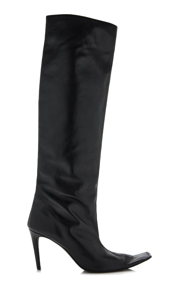 Marlene Leather Knee-High Boots