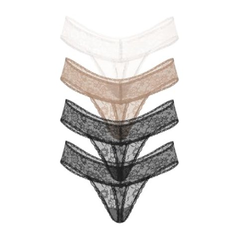Victoria's Secret 蕾丝丁字裤 XL 组
