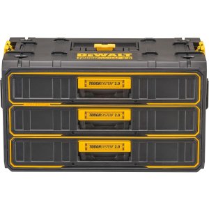 DEWALT TOUGHSYSTEM 2.0 三抽屉工具收纳箱