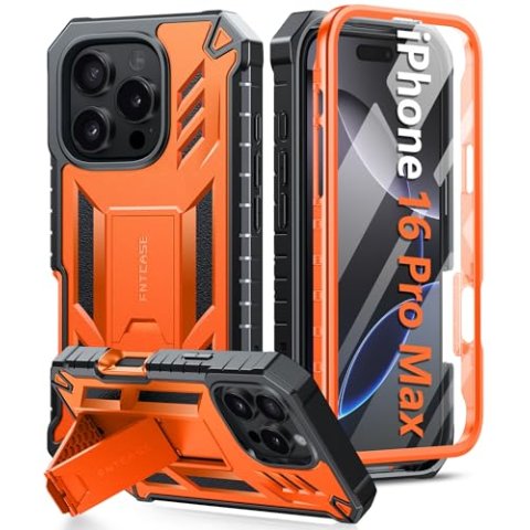 FNTCASE 适用iPhone 16 Pro Max 带支架保护壳
