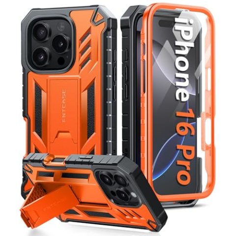 FNTCASE iPhone 16 Pro 带屏幕保护壳 支架