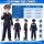 Skirfy 儿童警察扮演服套装 16件