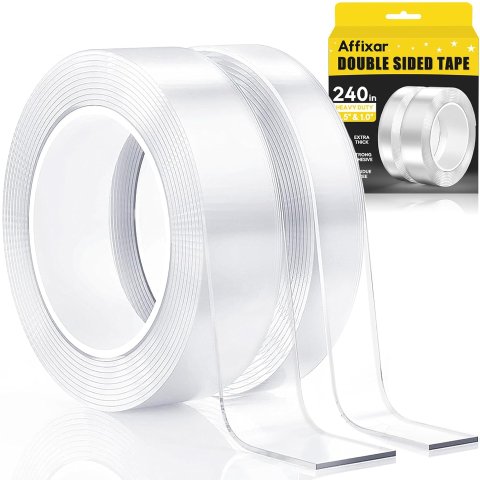Affixar Double Sided Nano Mounting Tape 240" Extra Strong Waterproof Removable Heavy Duty