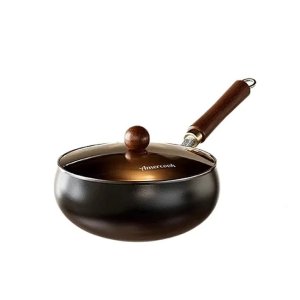 Amercook大肚0涂层铁锅24cm