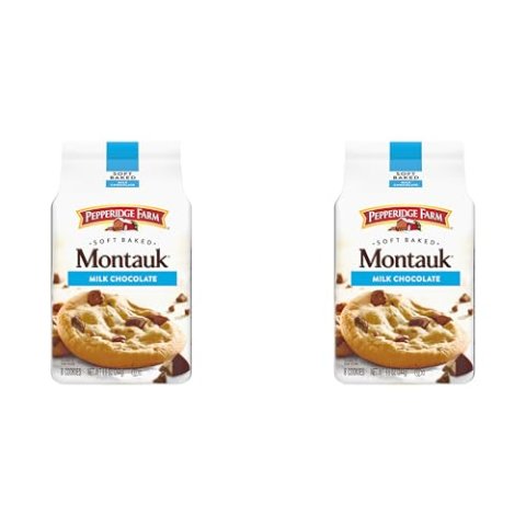 Pepperidge Farm Montauk 软烤牛奶巧克力曲奇 8片 8.6盎司*2袋