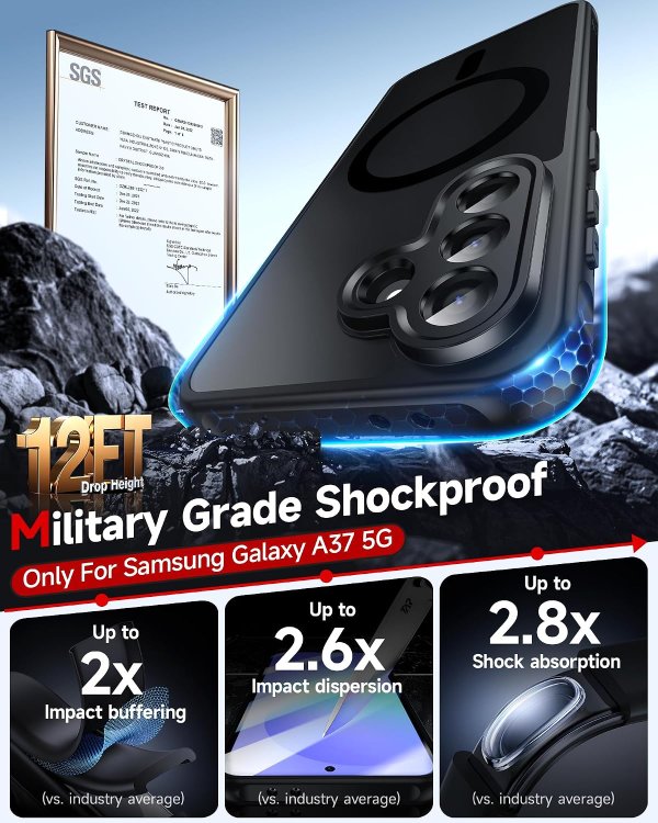LeYi 三星 Galaxy A37 5G 磁吸防摔保护壳