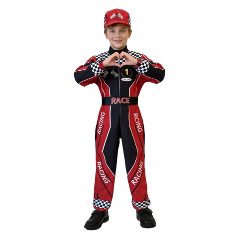 Kids Race Car Driver Costume 3-Piece Set for Parties and Performances