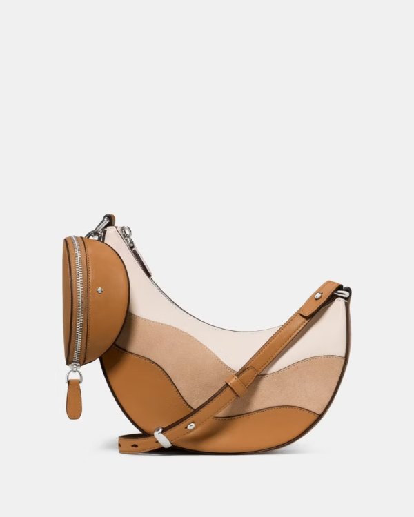 Kate Spade Duo Wavy 麂皮斜挎包