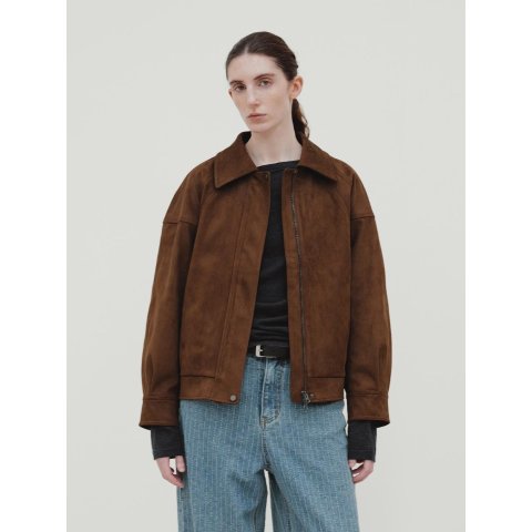 MOHANTIF 麂皮飞行员夹克 女装