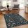 Lahome Washable Botanical Insect Pattern Area Rug 5x7 Non-Slip Faux Wool for Living Room Bedroom