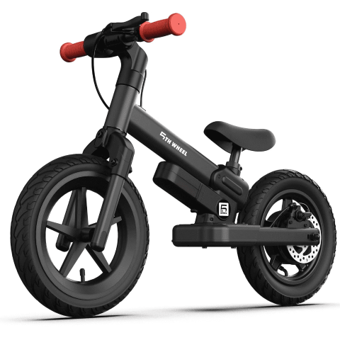 5TH WHEEL KB09 Electric Balance Bike for Kids 150W 12" Pneumatic Tire Dual Brake 3 Speed Modes