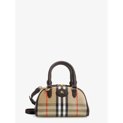 BurberryBurberry Highlands 迷你保龄球斜挎包 米色