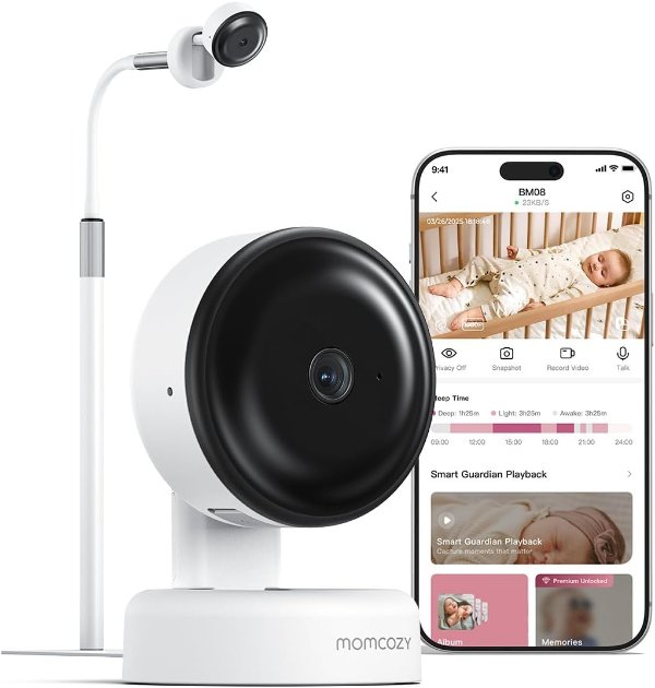 Momcozy 智能婴儿监护器 2K夜视