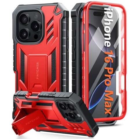 FNTCASE iPhone 16 Pro Max 保护壳 带支架