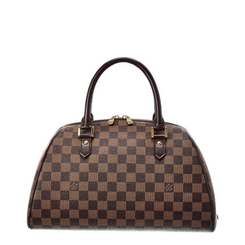 二手 Damier Ebene Ribera MM 贝壳手袋