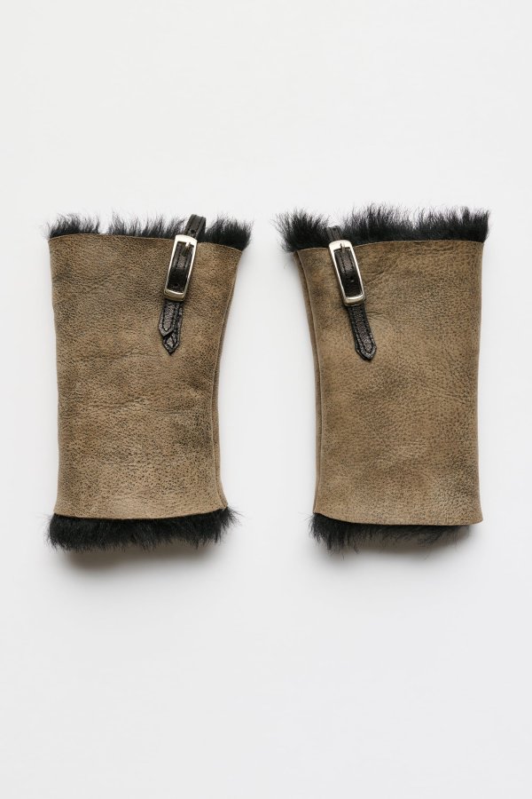 Liner Cuff Smoky Black Dry Shearling