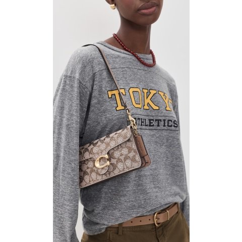 Coach Crystal Signature Soft Tabby Shoulder Bag