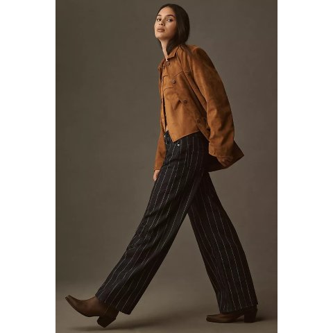 Reformation Cary Low-Rise Wide-Leg Jeans