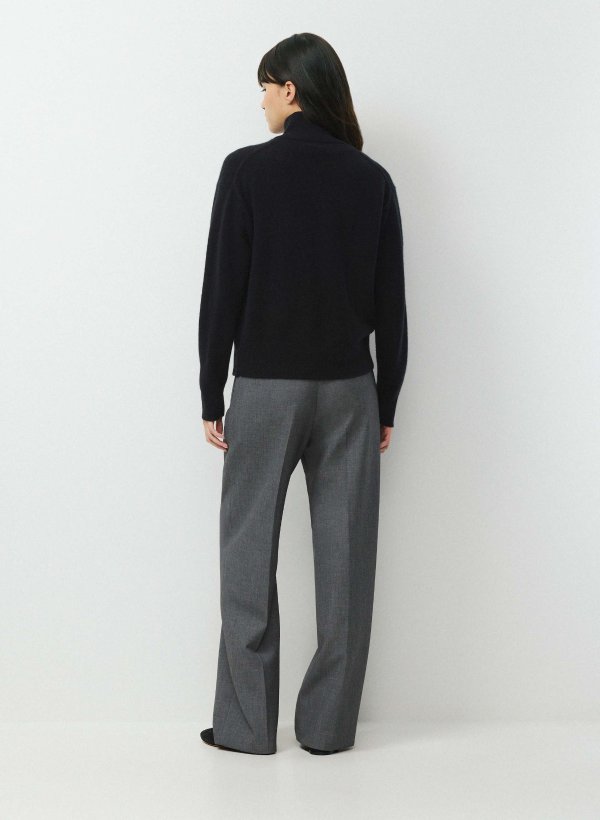 Essential Cashmere Metaphor 羊绒半拉链卫衣