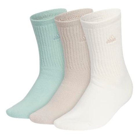 adidas 女士舒适软袜 3双装