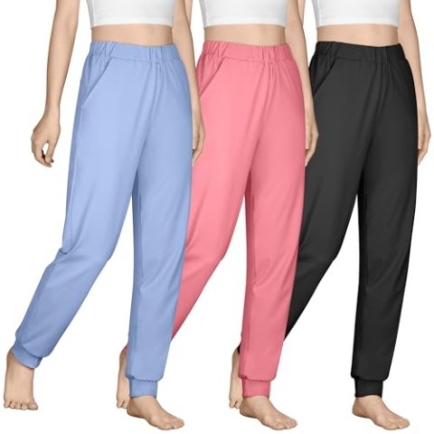 BIG ELEPHANT Girls Jogger Pants with Pockets Lightweight Athletic