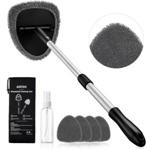 AstroAI 32" Ultra-Long Windshield Cleaner Tool & Interior Detailing Kit