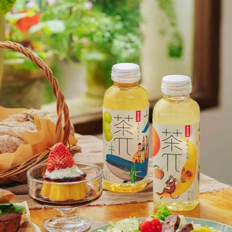 茶π 白桃乌龙冷泡果茶 16.9盎司 15瓶