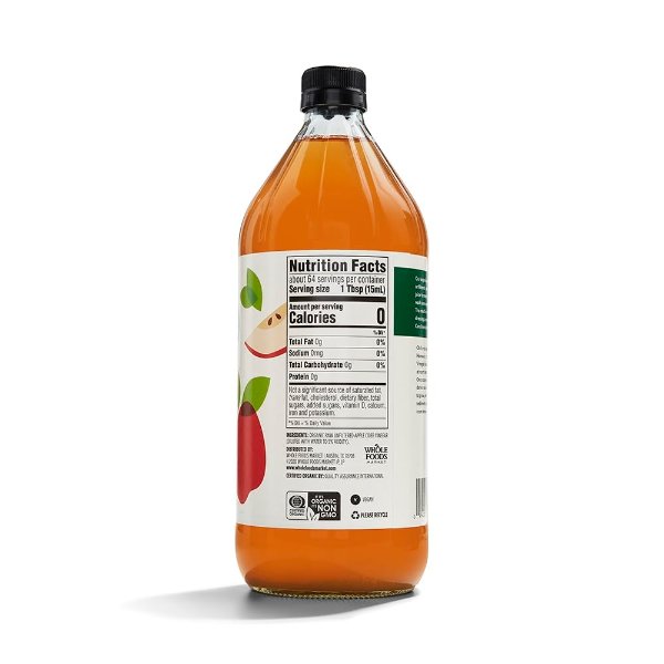 365 by Whole Foods Market Whole Foods Market Organic Apple Cider Vinegar 32 Fl Oz